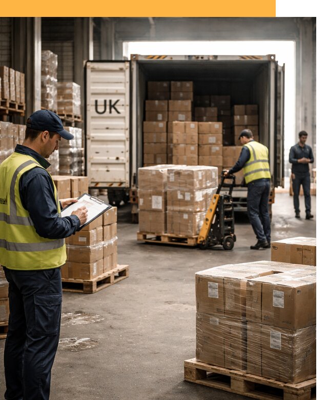 Доставка грузов из Великобритании с таможенным оформлением от 12831