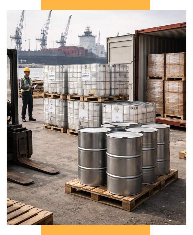 Доставка химического сырья из Индии от 256625 р. | СетСервис-Плв