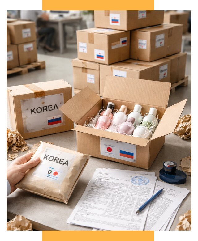 Доставка косметики из Кореи от 8725 р. под ключ | СетСервис-Плв