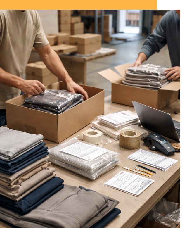 Перевозка одежды по миру от 7699 руб. с таможенным оформлением