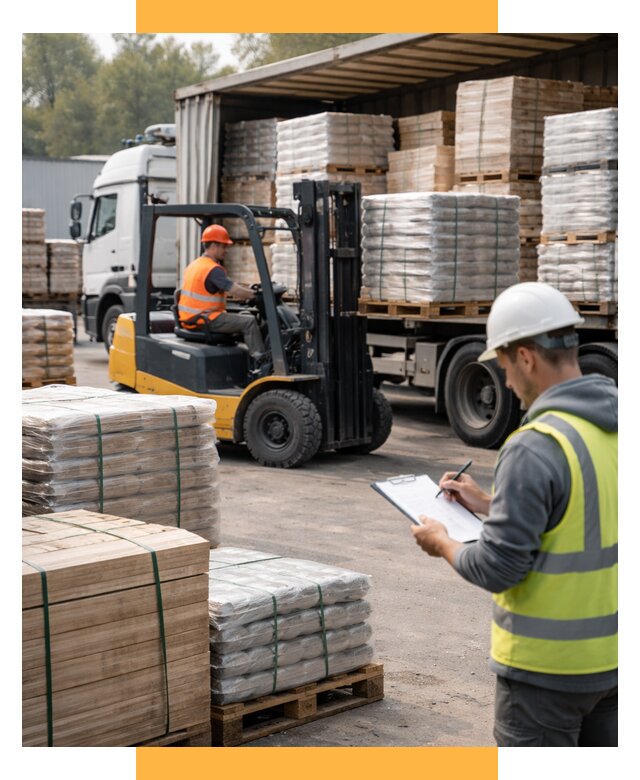 Перевозка строительных материалов от 5646 р. | СетСервис-Плв