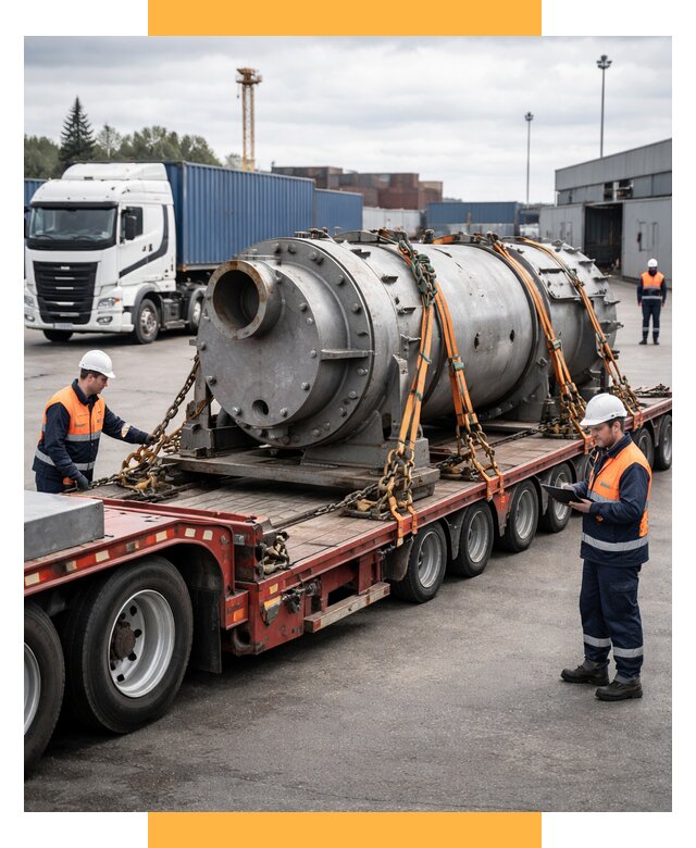 Перевозка тяжеловесных грузов под ключ от 153975 р. | СетСервис-Плв