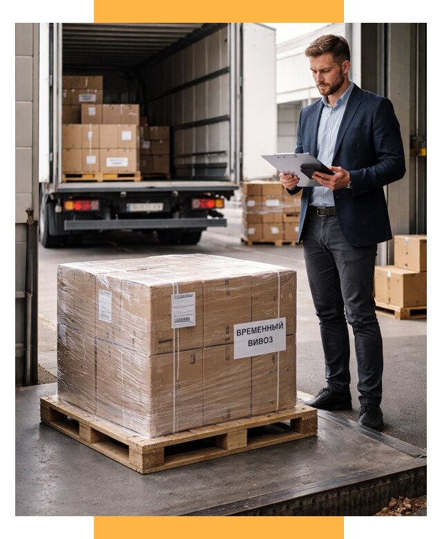 Временный вывоз товаров под ключ от 8212 р. | СетСервис-Плв